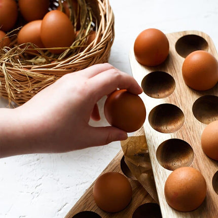 Wood Egg Storage Container - Wnkrs