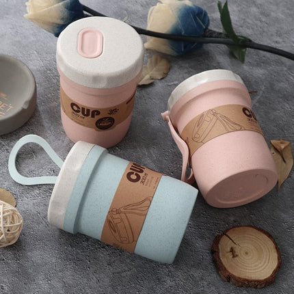 Leakproof Wheat Straw Food Container and Cup - Wnkrs