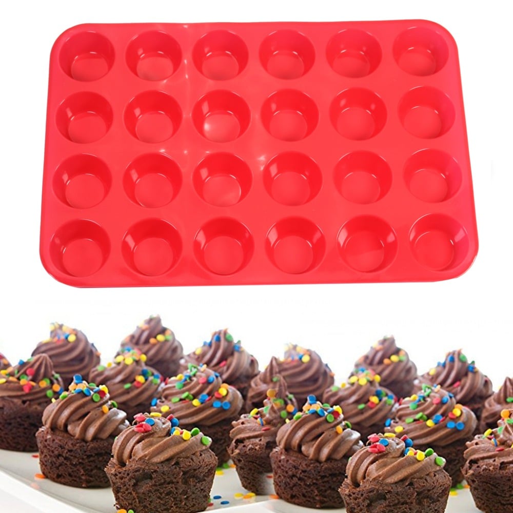 Silicone 24-Cavity Cupcake Mold
