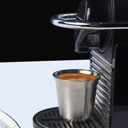 Double Wall Stainless Steel Espresso Cups 2 pcs Set - Wnkrs