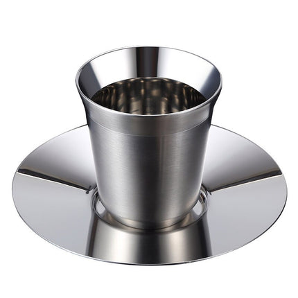 Double Wall Stainless Steel Espresso Cups 2 pcs Set - Wnkrs