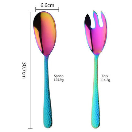 Large Salad Serving Spoon and Fork Set - Wnkrs