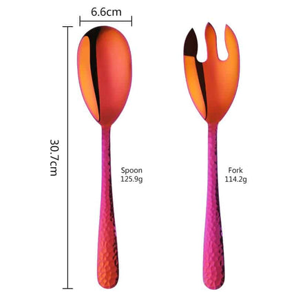 Large Salad Serving Spoon and Fork Set - Wnkrs