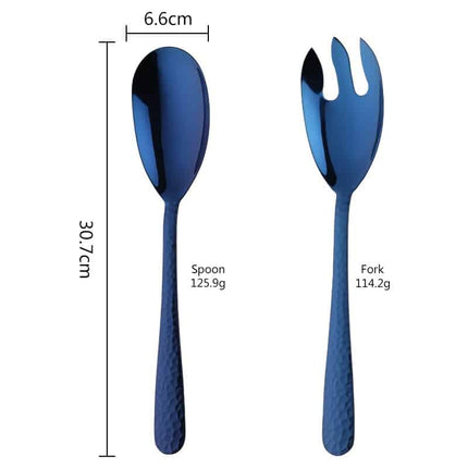 Large Salad Serving Spoon and Fork Set - Wnkrs