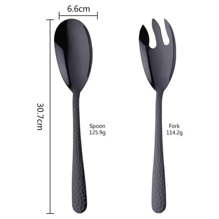 Large Salad Serving Spoon and Fork Set - Wnkrs