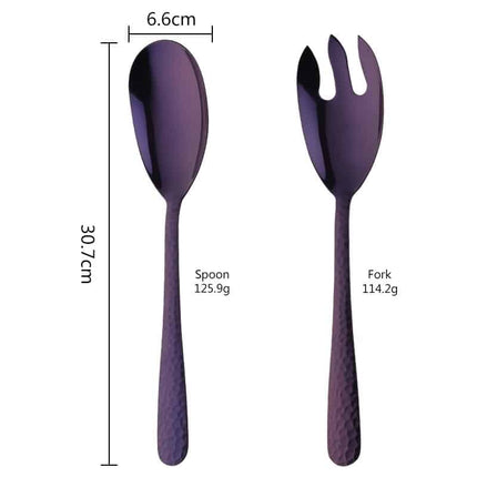 Large Salad Serving Spoon and Fork Set - Wnkrs