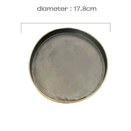 Retro Style Metal Plate with Handles - Wnkrs