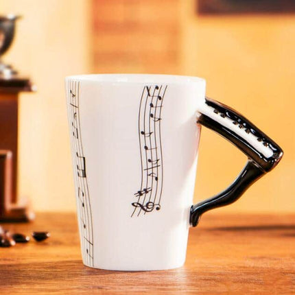 Creative Musical Instrument Themed Eco-Friendly Ceramic Mug - Wnkrs