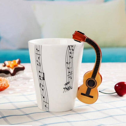 Creative Musical Instrument Themed Eco-Friendly Ceramic Mug - Wnkrs