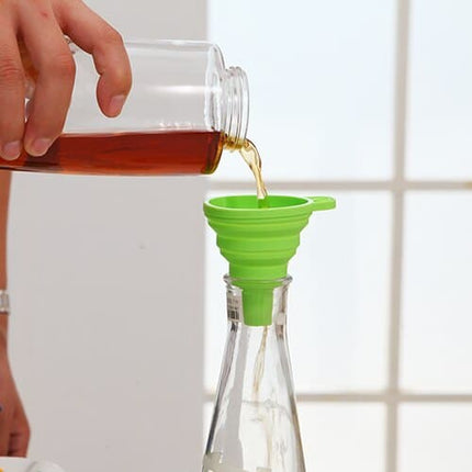 Collapsible Silicone Mini Liquid Funnel - Wnkrs