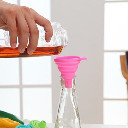Collapsible Silicone Mini Liquid Funnel - Wnkrs