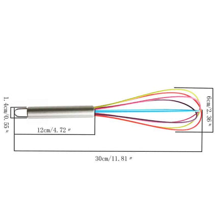 Eco-Frinedly Colorful Silicone Cooking Mixer - Wnkrs