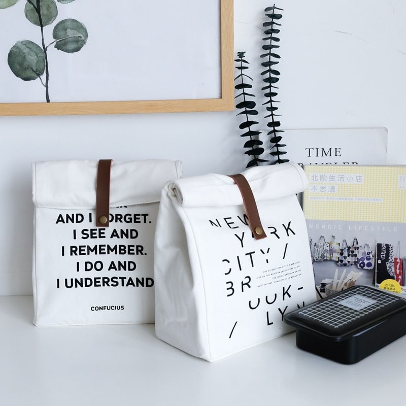 Nordic Canvas Lunch Bag