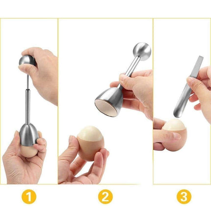 Metal Boiled Egg Holders 5 Pcs Set - Wnkrs