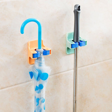 Universal Adhesive Wall Mop Holders Set - wnkrs
