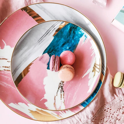 Color Bloock Ceramic Plate - Wnkrs