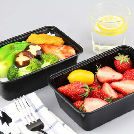 Disposable Plastic Containers with Lid 10 pcs Set - Wnkrs