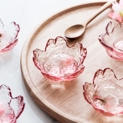 Flower Shaped Glass Salad Bowl - Wnkrs