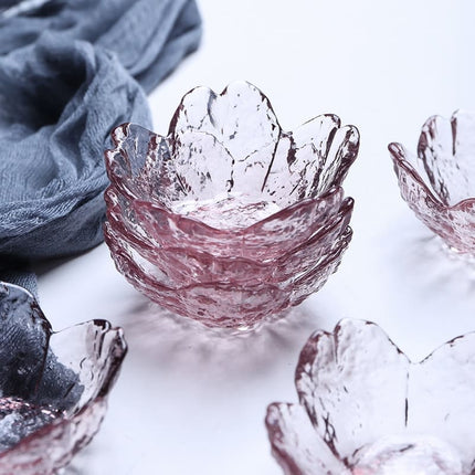 Flower Shaped Glass Salad Bowl - Wnkrs
