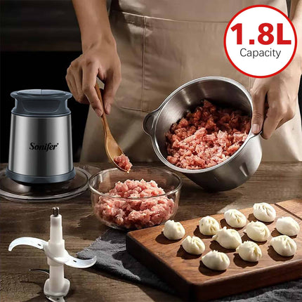 2 Speeds Stainless Steel Electric Grinder - wnkrs