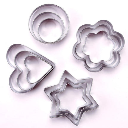 Cute Multipurpose Eco-Friendly Stainless Steel Cookie Cutters Set - wnkrs