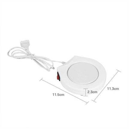 White Electric Coffee Mug Warmer - wnkrs