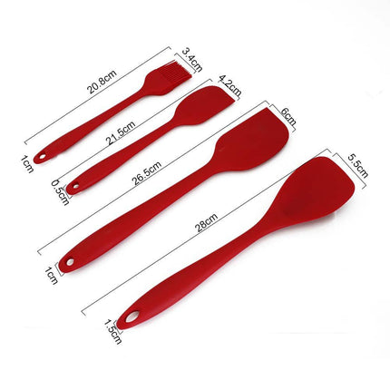Useful Non-Stick Eco-Friendly Silicone Kitchen Utensils Set - wnkrs