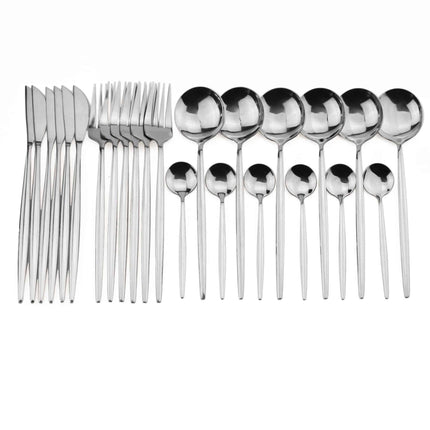 18/10 Stainless Steel Tableware 24 pcs Set - wnkrs