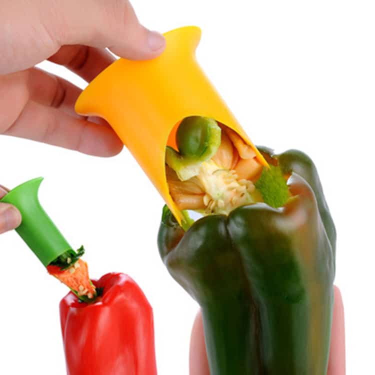 Useful Handy Manual Plastic Vegetable Corers Set