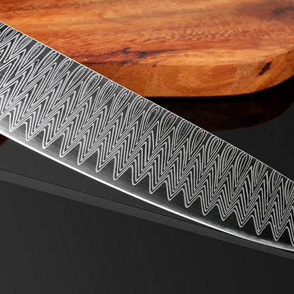 Japanese Damascus Steel Long Blade Kitchen Chef Knife - wnkrs