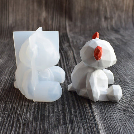 Geometric Bear Candle Mold - Wnkrs