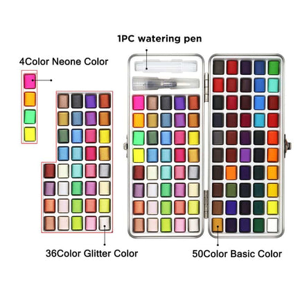 72-90 Color Solid Watercolor Paint - wnkrs