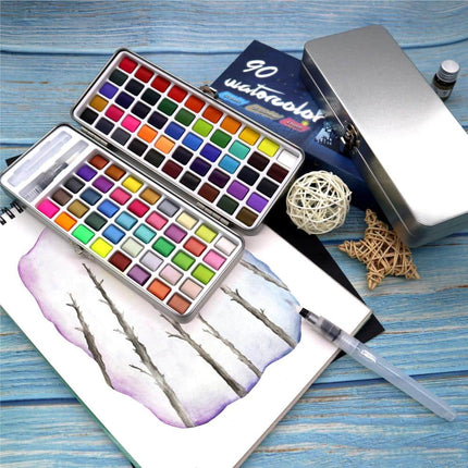 72-90 Color Solid Watercolor Paint - wnkrs