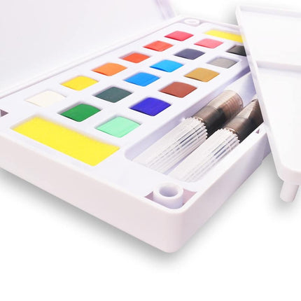 12-36 Colors Watercolor Paints Set with Water Color Brush - wnkrs