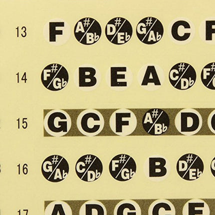 Guitar Fretboard Note Stickers - wnkrs