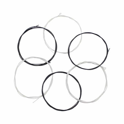 Universal Silver-Plated Copper Nylon Guitar Strings 6 pcs Set - Wnkrs
