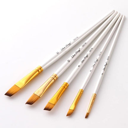 Art Paint Brushes Set, 5 Pcs - Wnkrs