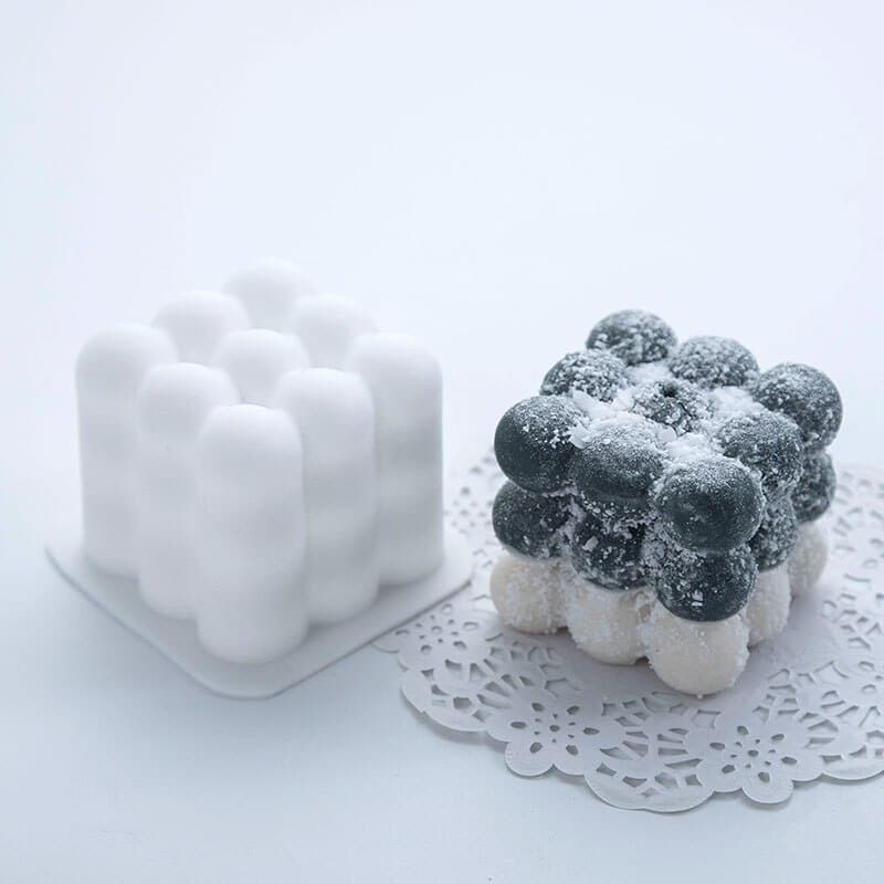 Bubble Cube Candle Mold