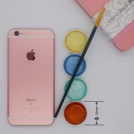 12 Colors Metallic Watercolor Paint - wnkrs