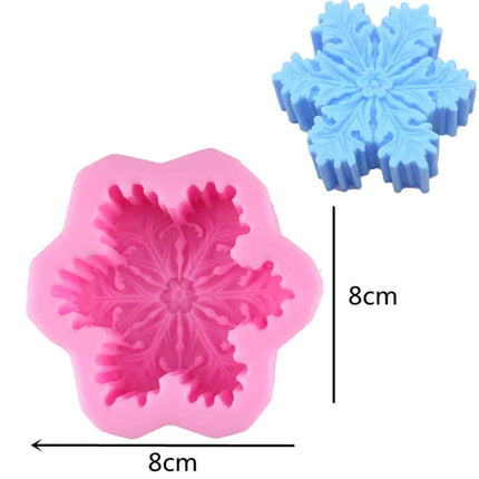 3D Snowflake Candle Mold - wnkrs