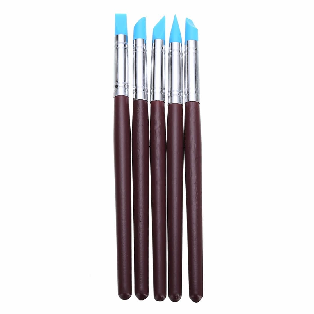 Soft Silicone Clay Shapers 5 Pcs Set