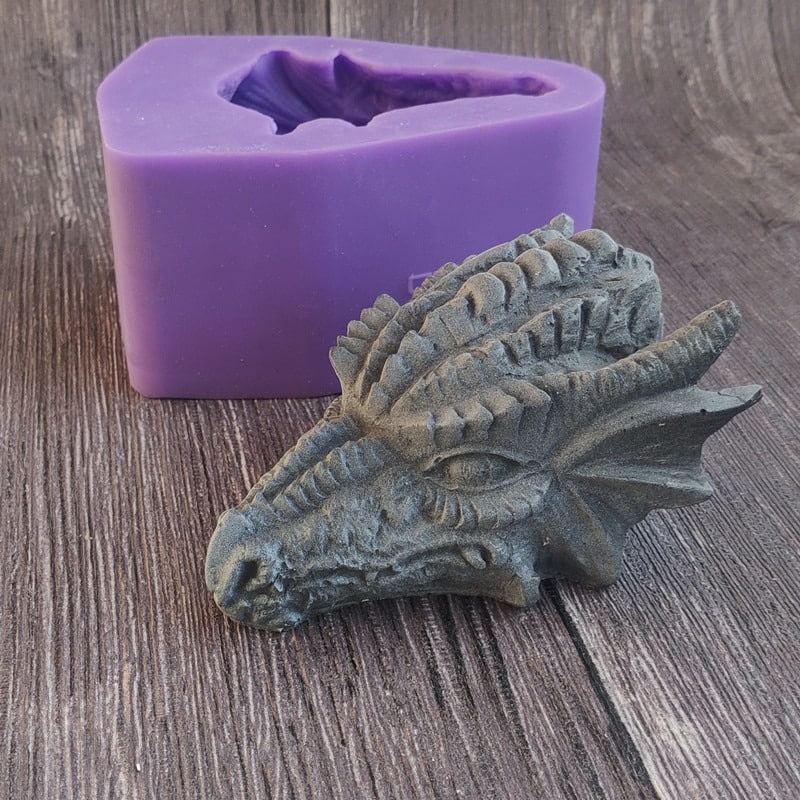 Dragon Head Candle Mold