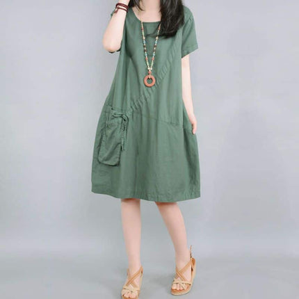 Women's Casual Cotton Dress - Wnkrs