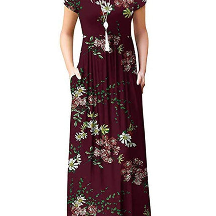 Women's Long Floral Dress - Wnkrs