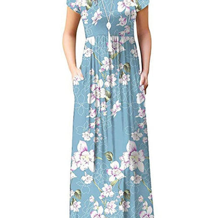 Women's Long Floral Dress - Wnkrs