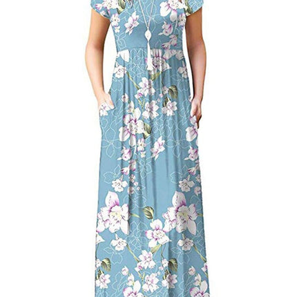 Women's Long Floral Dress - Wnkrs