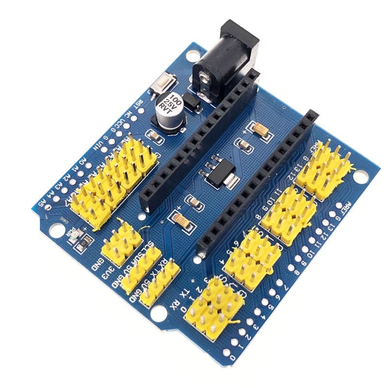 Multiple-Header Electronics Extension Board