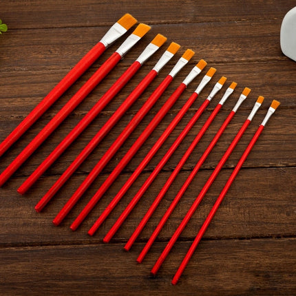Oil Paint Brush 12 Pcs Set - wnkrs