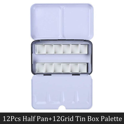 12/24 Grid Watercolor Palette Box - wnkrs