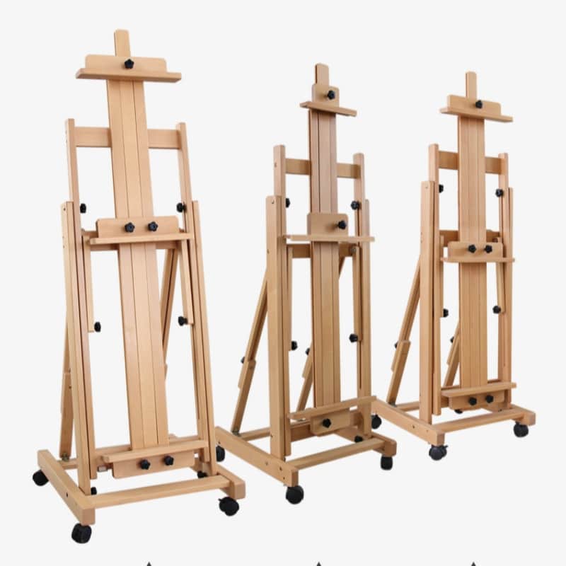 Adjustable Horizontal and Vertical Wooden Easel